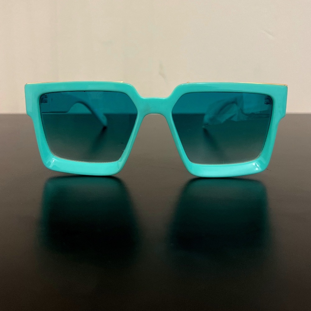 Teal Stylish Glasses